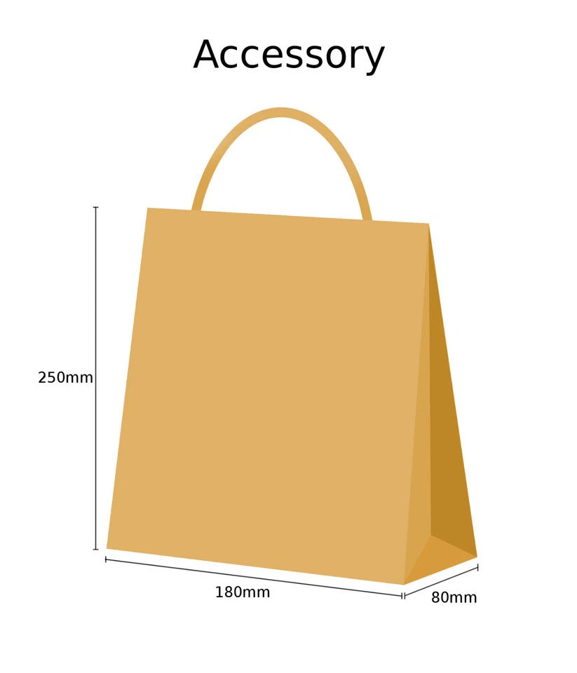 Paper Bags With Handles Brown Carrier bag Party Gift Twist Handle Takeaway - Image 3 of 4