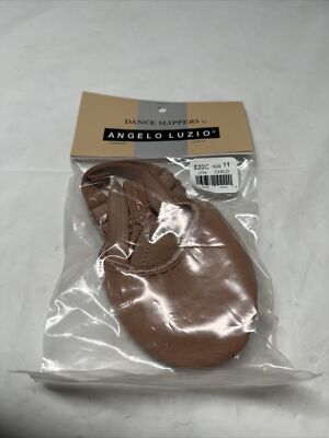 Angelo Luzio 820C Half Sole Dance Slippers Children Size 11