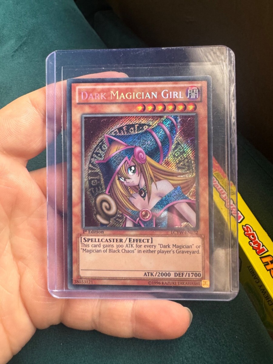 遊戯王 - ブラックマジシャンガール　lcyw-EN022 YUGIOH Dark Magician Girl Secret Rare 1st Edition Euro Print