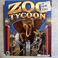 VINTAGE Zoo Tycoon Big Box PC Game 2001 New Sealed Rare