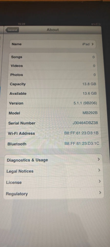 Used Apple iPad 1st Gen. 16GB, Wi-Fi, 9.7in - Black - Image 3 of 3