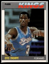 Fleer 1987-88 Fleer Otis Thorpe #109 Basketball