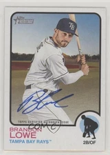 2022 Topps Heritage High Number Real One Auto Brandon Lowe #ROA-BL Auto