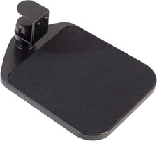 VIVO Black Rotating Desk Clamp Mouse Pad Holder New