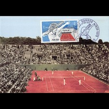 Carte maximum - n° 2012 - Cinquantenaire du Stade Roland-Garros - 27/5/1978 Pari