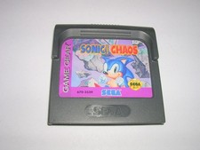 Sonic Chaos (Sega Game Gear) Original Game Cart