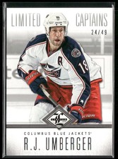 2012-13 Panini Limited R.J. Umberger Silver /49 #158 Columbus Blue Jackets
