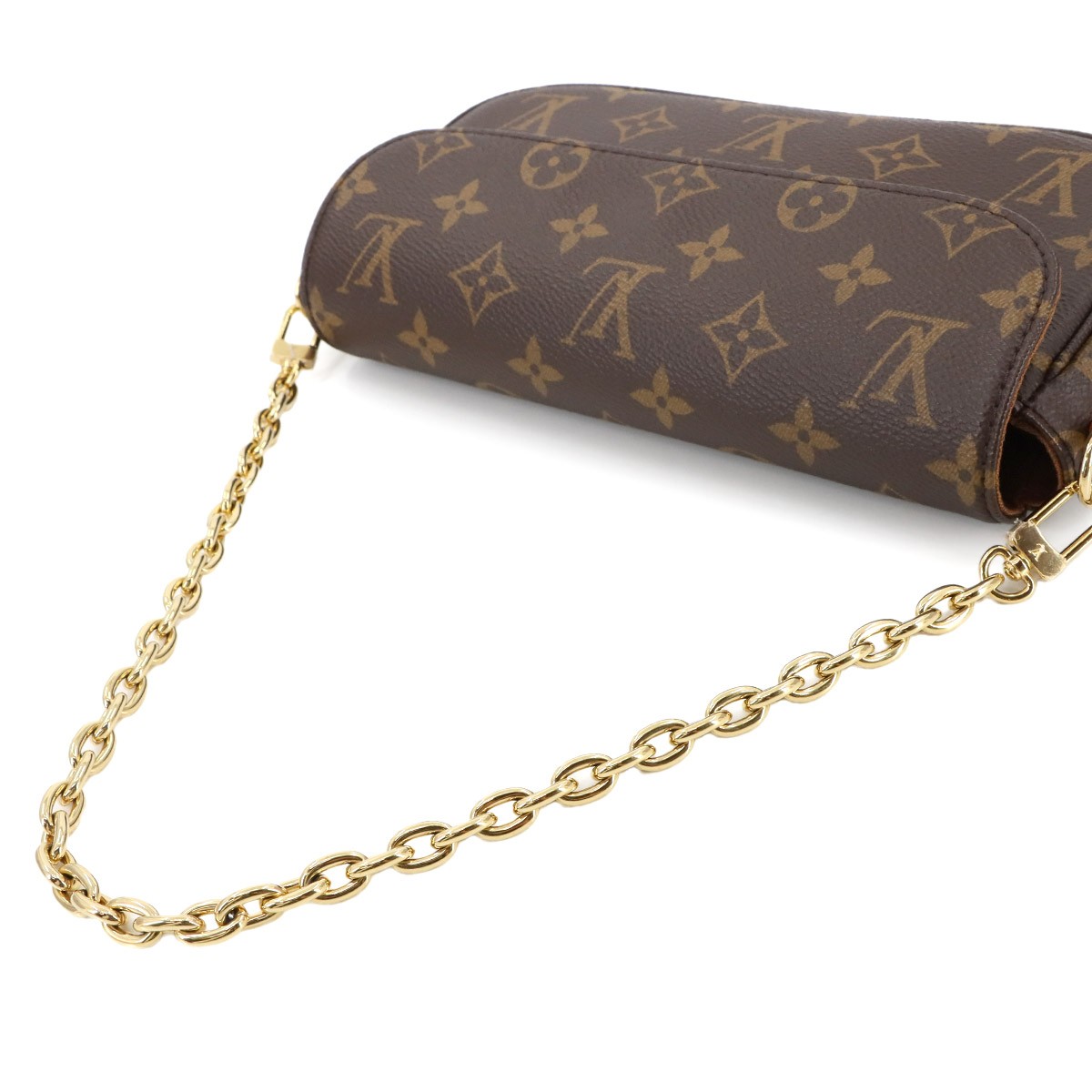 Louis Vuitton ゴールド ウォレットチェーン LOUIS VUITTON Monogram Wallet on Chain Ivy Hand Shoulder Bag