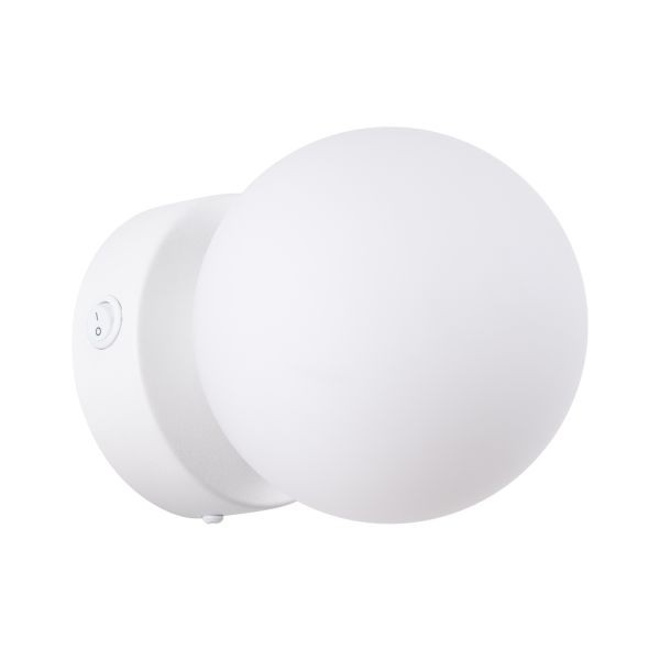Applique acier blanc G9 Yoli - Luminaire mural moderne pour ampoule LED