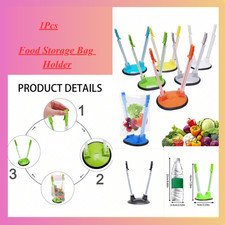 Baggy Rack Food Storage Bag Holder – Stand & Opener for Freezer Bags