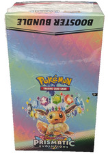Pokemon SV8.5 Prismatic Evolutions Sealed Booster Bundle Display Case 
