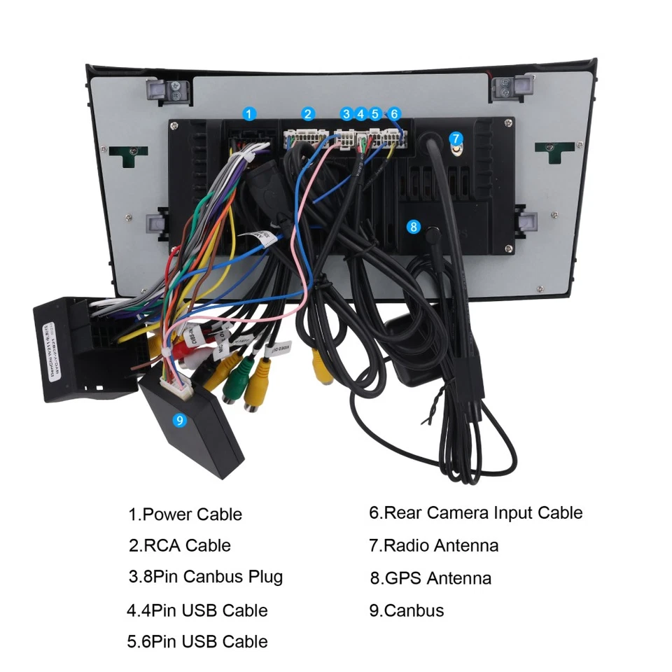 Para Mercedes-Benz Clase E 2002-2008 W211 W219 Carplay GPS Navegación Android 15 2+64GB Foto 3 de 4