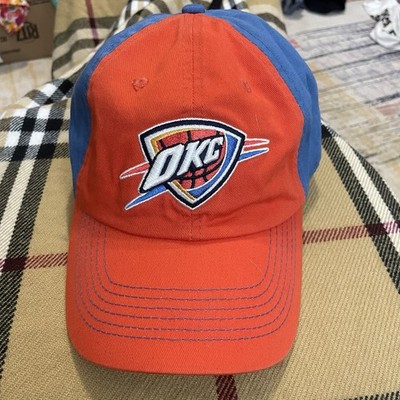 OKC NBA Hat Strapback Orange Blue Fan Favorite Preowned Good