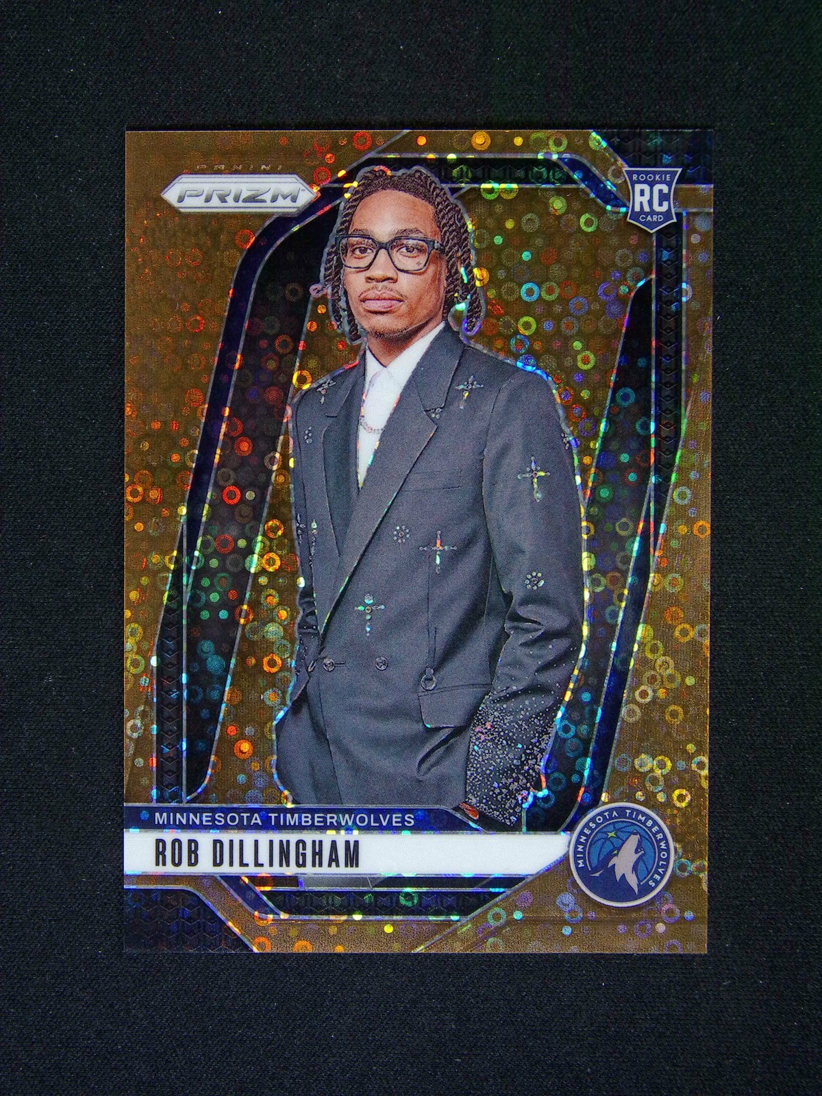 2024-25 Panini Prizm Rob Dillingham #250 RC Variation Fast Break Bronze /20