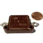 one  160 pF  2500V mica condenser capacitor 1 pcs x 160 pF KCO-7