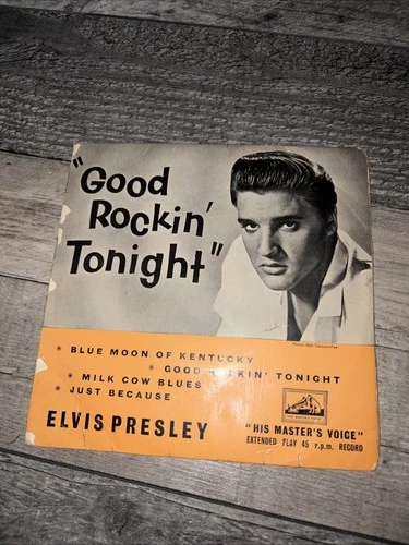 Elvis Presley - Good Rockin’ Tonight - 7” Vinyl Record EP - 1957 HMV UK 1st Rare