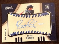 2021 Panini Absolute - Rookie Baseball Material Signatures Brent Rooker #112 /99