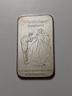 Scarce 1986 National Canada On This Day Of Happiness Wedding 1 Oz 999 Silver Bar