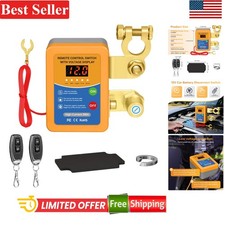 12V Car Marine RV Battery Disconnect Switch 240A Kill Switch with LED