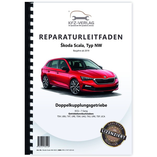 Skoda Scala NW Ab 2019 7 Gang Automatikgetriebe DSG DKG 0CQ Werkstatthandbuch-image