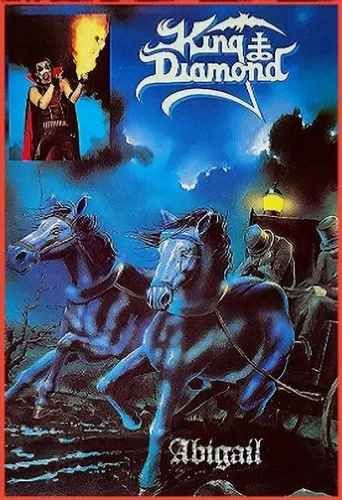 KING DIAMOND ABIGAIL 1987 - quality VINTAGE repro poster METAL POSTER: