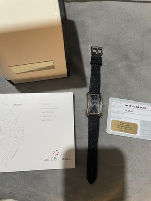 Carl F. Bucherer Alacria Ref. 00.10701.08.36.01 Original Swiss Neuwertig