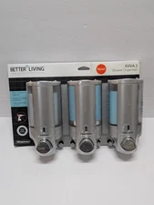 Better Living Products 76335-1 AVIVA 3 Chamber Wall Mount Shower New BOX DAMAGE 