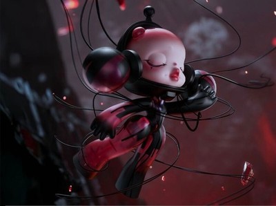 POPMART MEGA α SKULLPANDA 400% Red crystal Limited Edition