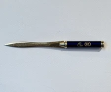 Case XX 125 Years Blue Enamel Gold-Tone Letter Opener – Vintage