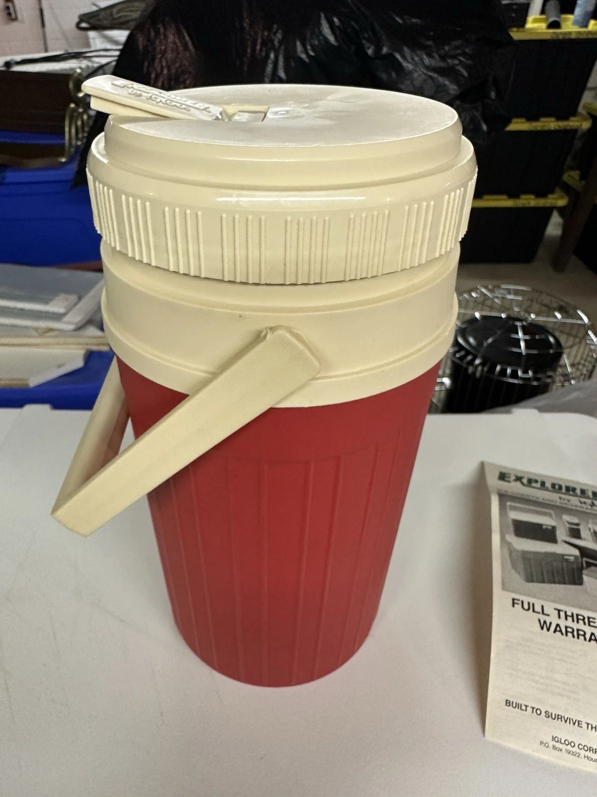 Vintage Igloo Explorer 1 Gallon Water Cooler Jug