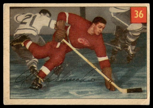 1954-55 Parkhurst ALEX DELVECCHIO #36