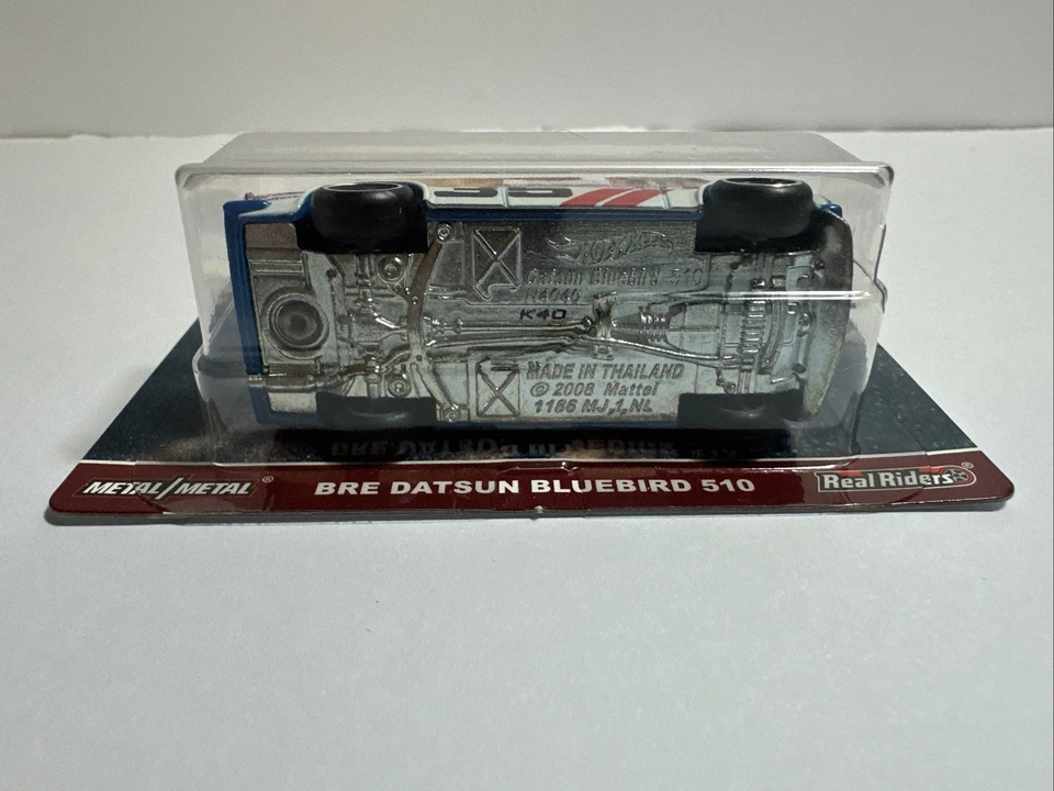 Hot Wheels Car Culture Race Day Bre Datsun Bluebird 510 Read Ships in Protector - Image 3 of 4