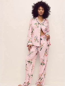Haut De Pyjama Victoria's Secret PINK - Super Soft - Avec Paillettes (Bling) - Gris - Neuf Avec Étiquettes