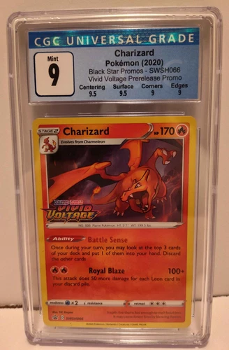 Charizard - (Prerelease) SWSH066 SWSH: Sword & Shield Promo Cards Holo CGC 9