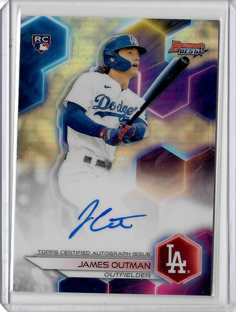 2023 Bowmans Best James Outman Rc Best Of 2023 Refractor Auto #B23-JOU