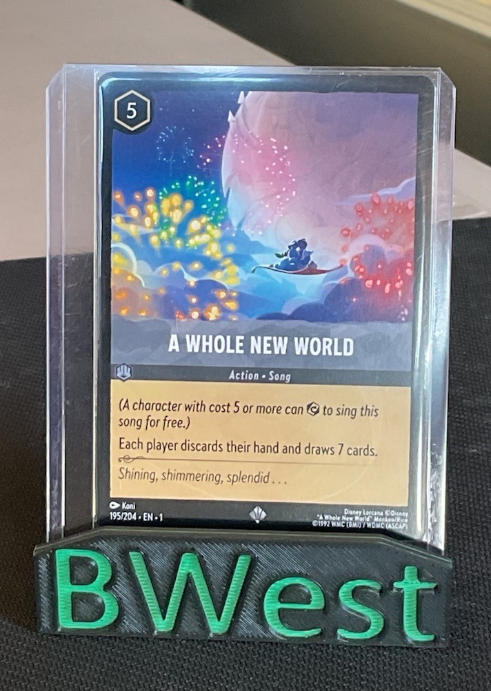 Disney Lorcana A Whole New World The First Chapter 195/204 Super Rare NM