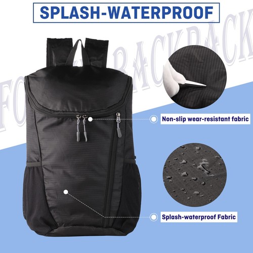 20L Waterproof Travel Backpack Camping Hiking Bag Folding Bag for Men Women - Picture 5 of 6