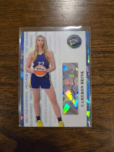 2024 LEAF PRESS PASS CAMERON BRINK AUTO AUTOGRAPH 9/10
