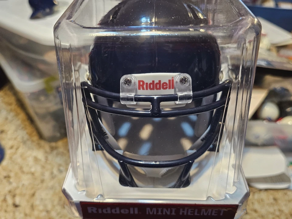 VIRGINIA CAVALIERS THROWBACK  NCAA MINI HELMET RIDDELL NEW IN BOX - Image 2 of 4