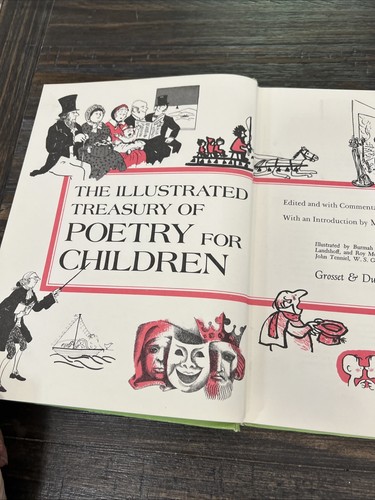 Vintage Illustrated Treasury Of Poetry For Children Hardcover David Ross 1976 - Imagen 5 de 12