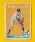 74033  1958 Topps #161 Don Larsen YANKEES VG NO CREASES BK$80