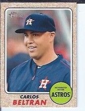 Carlos Beltran 2017 Topps Heritage