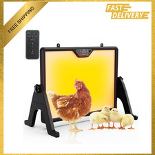 Brooder Plate for Chicks with Remote Control, Double-Sided Heat Plate, Night