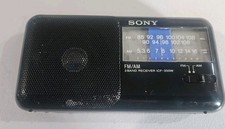 Sony ICF-350W 2 Band FM/AM Portable Receiver Tested and Works