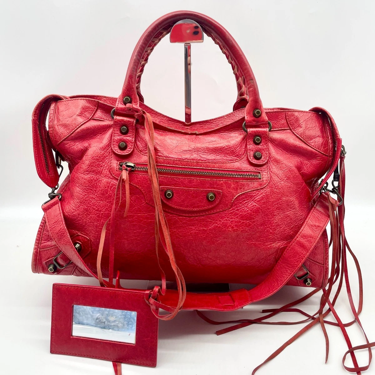 Balenciaga City Red Bags & Handbags for Women for sale | eBay