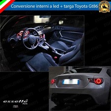 KIT LED INTERNI + LED TARGA TOYOTA GT86 CONVERSIONE COMPLETA 6000K CANBUS
