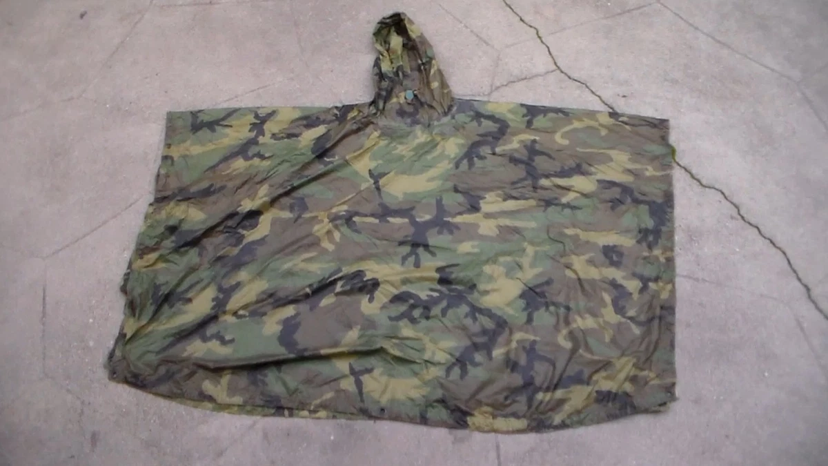 Vietnam Poncho In Original Vietnam War Personal & Field Gear for