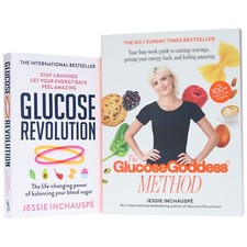 Glucose Revolution&The Glucose Goddess Method By Jessie Inchauspe 2 Books Set-PB