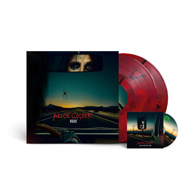 ALICE COOPER Road - 2LP / Red Marbled Vinyl + DVD (2023)
