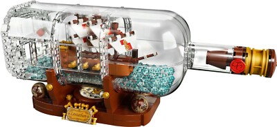 LEGO IDEAS FUORI PRODUZIONE - NAVE IN BOTTIGLIA  AGE 12+  962 PCS   21313